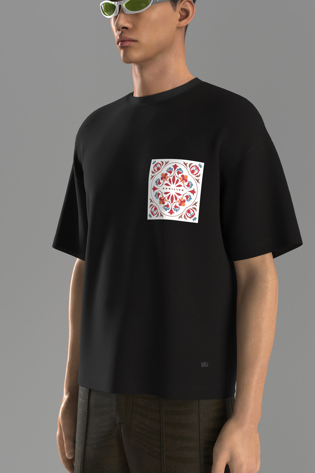 Puff Print Pocket | Boxy Fit Drop Shoulder