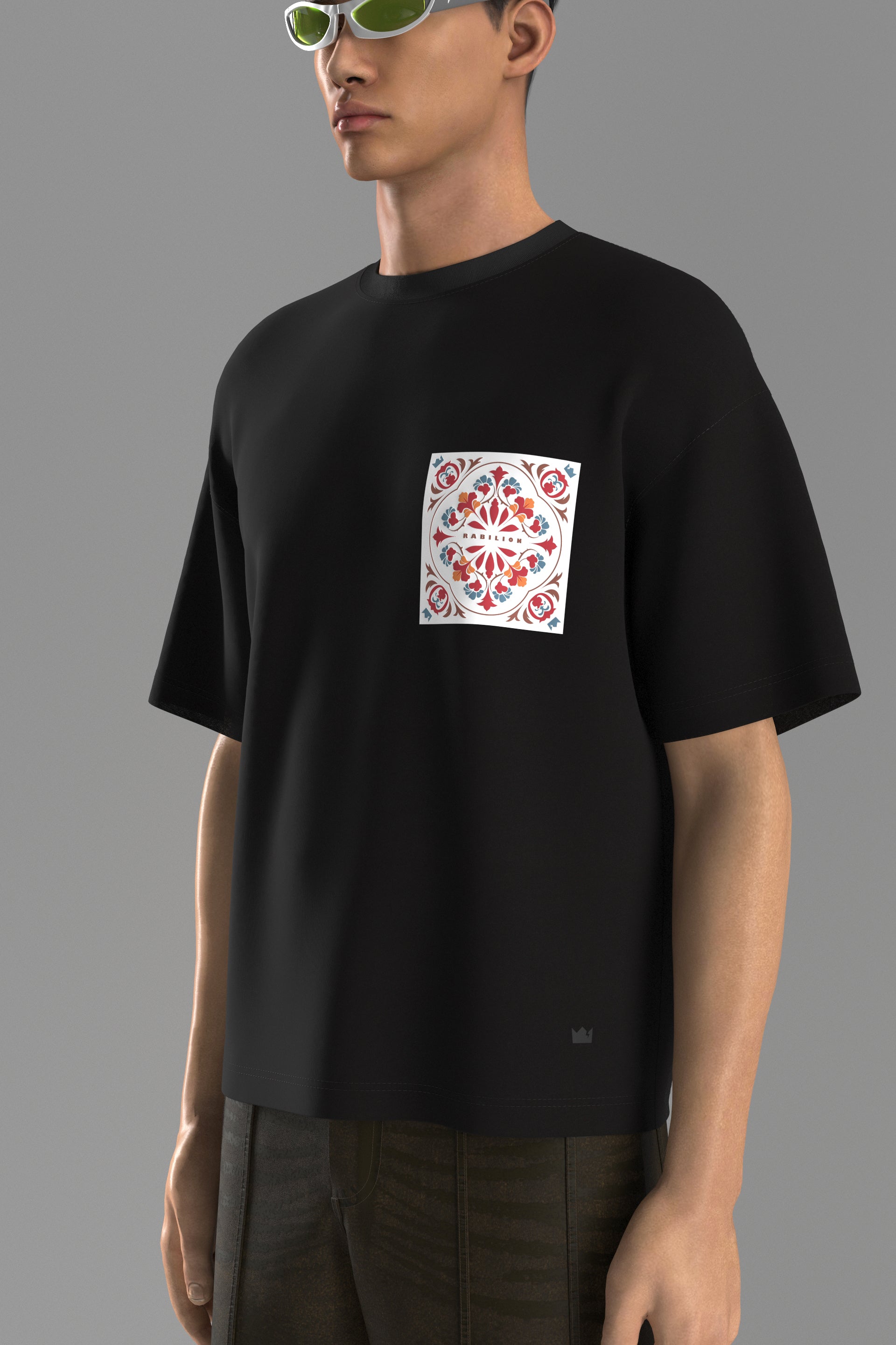 Puff Print Pocket | Boxy Fit Drop Shoulder