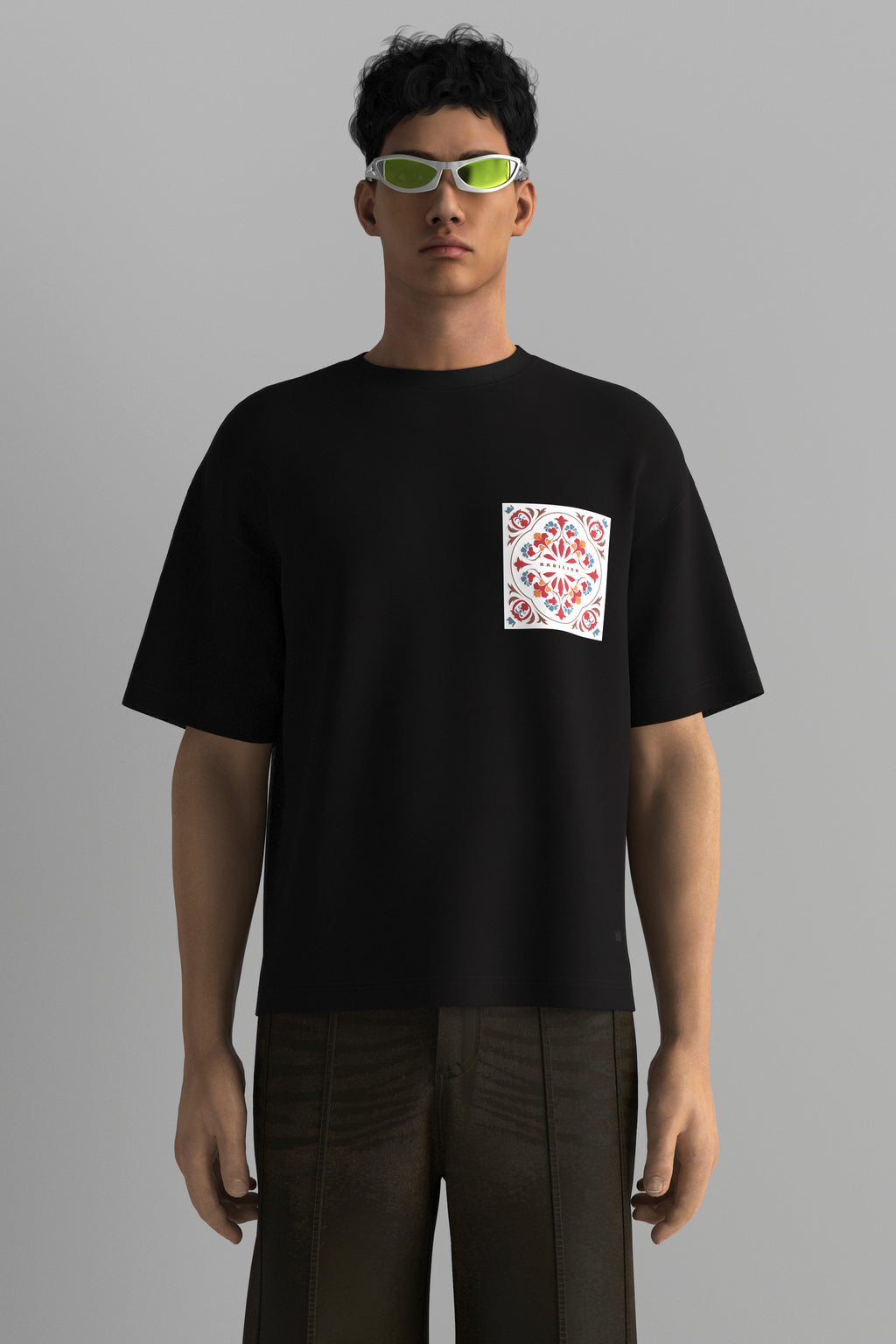 Puff Print Pocket | Boxy Fit Drop Shoulder